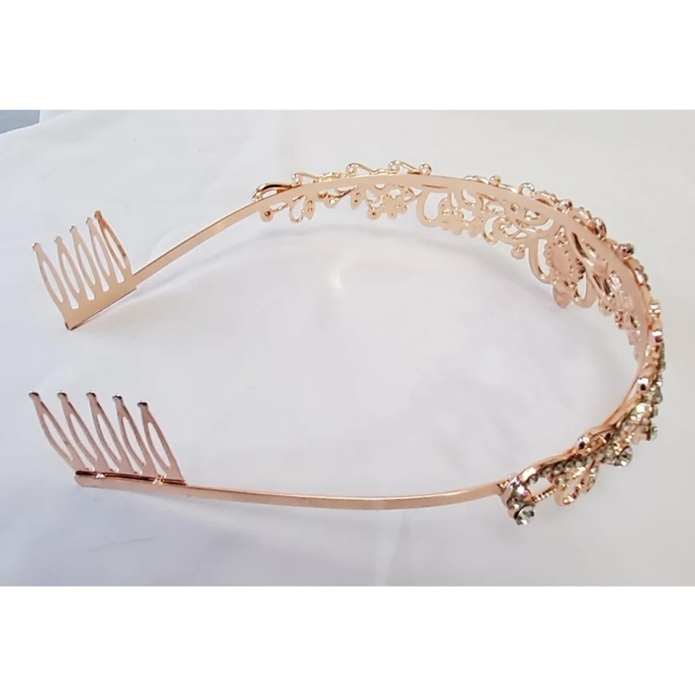 Women's Crystal Crown Tiara - Picture 16 of 16